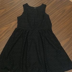 Xhilaration Black Lace Dress Medium Like New